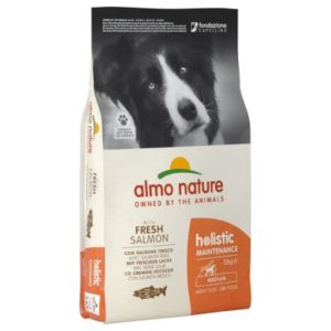 Almo Nature Holistic Salmone e Riso kg 12 Medium Adult mangime