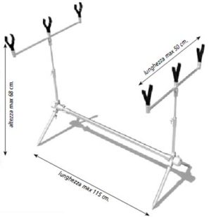 Carson Rod Pod Alluminio 323/401