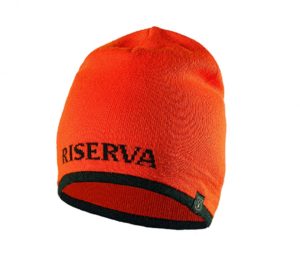 Riserva berretto in lana verde/arancio R1690