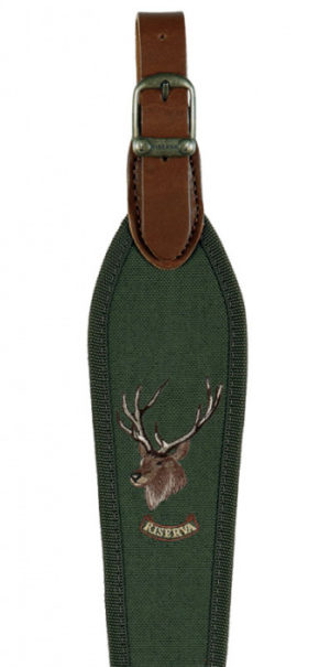 Riserva Tracolla in Cordura per carabina con ricamo cervo R1079