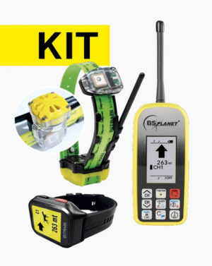 Bitrabi Kit Segugio: PALMARE 103 BT + COLLARE MITO 5100 CON MODULO ADDESTRAMENTO + HUNTER WATCH BITRABI
